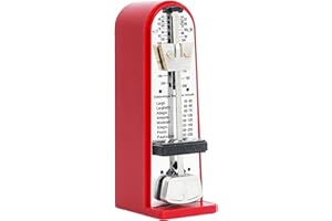 Tachiuwa Mechanical Metronome Universal Metronome Practical Metal Loud Sound for Saxophone Guitar Piano Ukulele Instrument, R