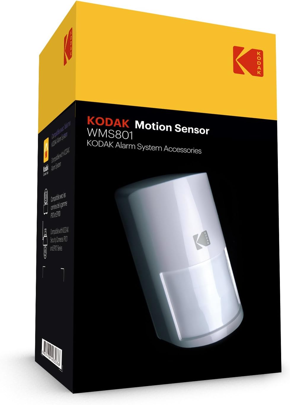 Kodak WMS801 Motion Sensor for Intruder Detection for IP/EP Camera and SA Alarm, White - Image 4