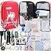 Monoki First Aid Kit Survival Kit, 241Pcs Upgraded Outdoor Emergency Survival Kit Gear - Medical Supplies Trauma Bag Safety First Aid Kit for Home Office Car Boat Camping Hiking Hunting Adventures primary