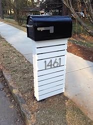 Floating House Numbers, 5 Inch Modern House
