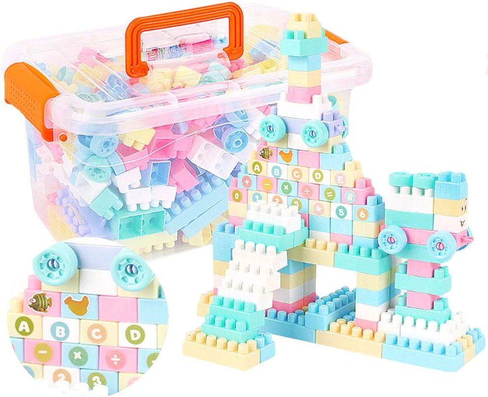 Millya 100PCS DIY Interlocking Building Construction Toy Set for Kids Plastic Engineering Building Blocks