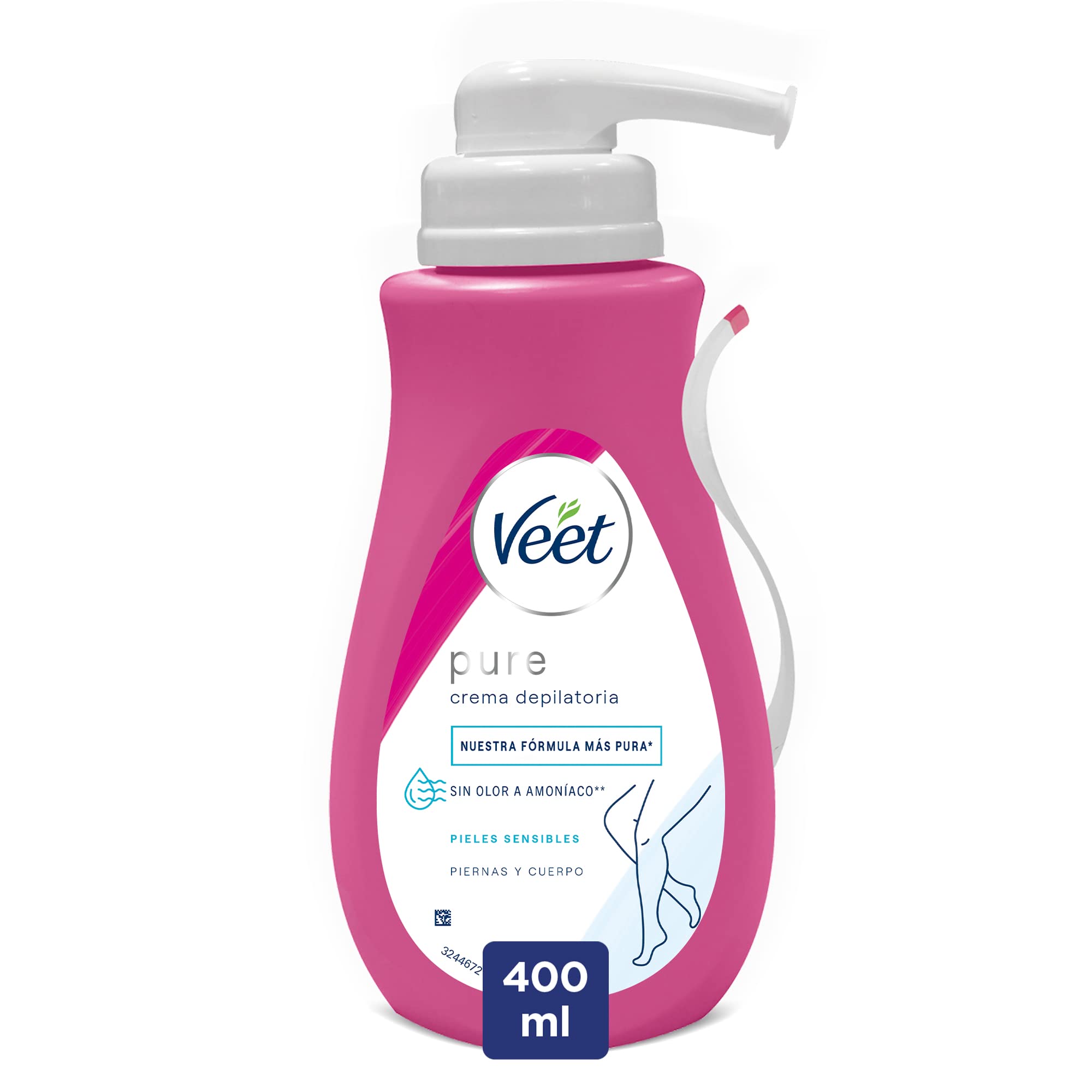 Veet Depilatory Cream Sensitive Skin Dispenser 400 ml