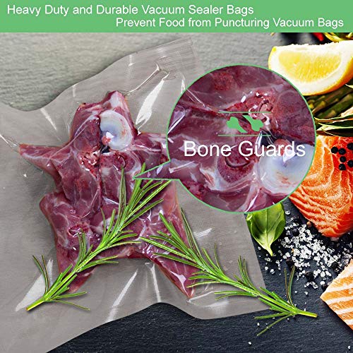 WVacFre 2Pack 8X50 Vacuum Sealer Freezer Bags with Commercial Grade,BPA Free,Heavy Duty,Great for Food Vac Storage or Sous Vide Cooking