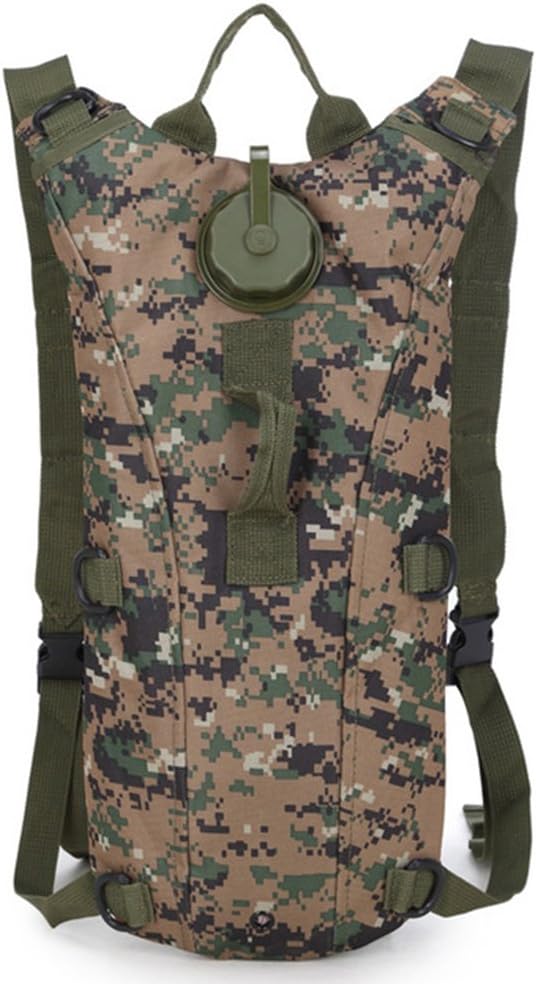 Smarcent Hydration Pack Water Backpack Pouch with 3L Water Bladder Tactical Camouflage Bag for Biking Hiking Climbing Hunting Running Cycling Camping Outdoor Sport Activities