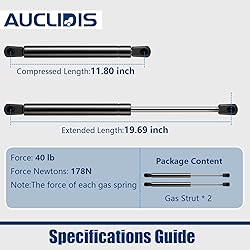 C16-08316 sx200p-40 20 inch 40lb/178N Gas Strut