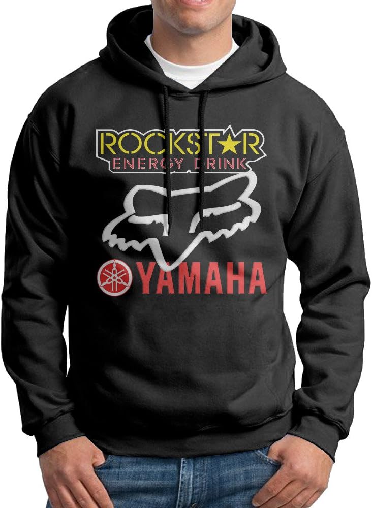Rockstar Energy Yamaha Fox Racing Men's Pullover Black Sweatshirt