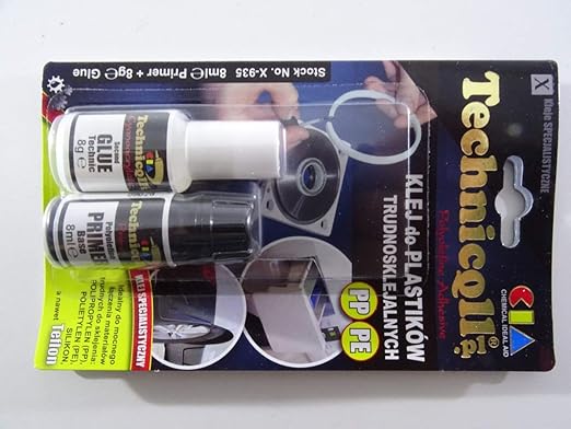 Colle Spéciale PP PE PTFE Technicqll X935 - 2 Tubes De 8 Ml, Pour Plastiques Difficiles