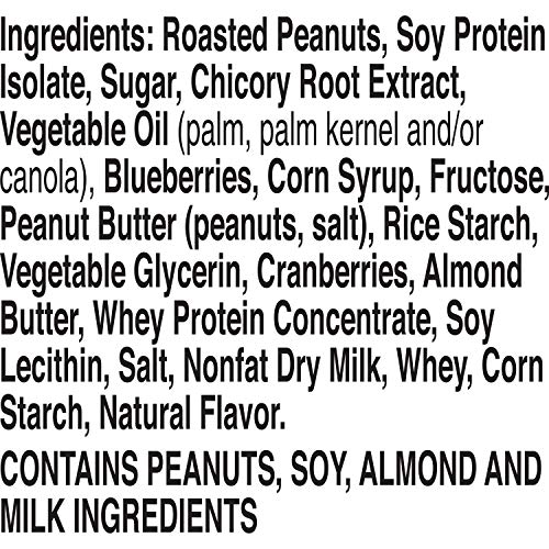 NATURE VALLEY PROTEIN GRANOLA BARS, BLUEBERRY NUT, CHEWY SNACK BARS, 5 BARS, 7.1 OZ