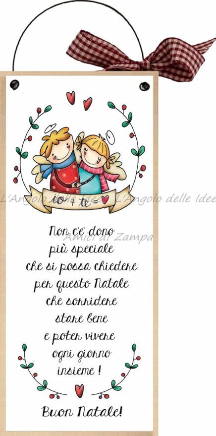 Buon Natale Country.Formelle Con Ferretto Cm 10x24 Buon Natale Non C E Dono Piu Speciale Idea Regalo Targa Porta Con Scritta Spiritosa Country Regalo Di Natale Babbo Natale Albero Buon Natale Auguri Amazon It