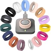 BO&amp;DQQ 15 Pack Ultra-Thin Ring Cover Compatible with Oura Ring Gen 5 | 0.5mm Ultra-thin Anti-Yellowing Skin-Friendly Waterproof Scratch-Proof Easy to put on,Support Charging with Cover on