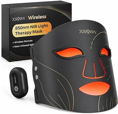 3D Masque LED Visage Luminothérapie, Sans Fil, 272 LEDs, NVV10