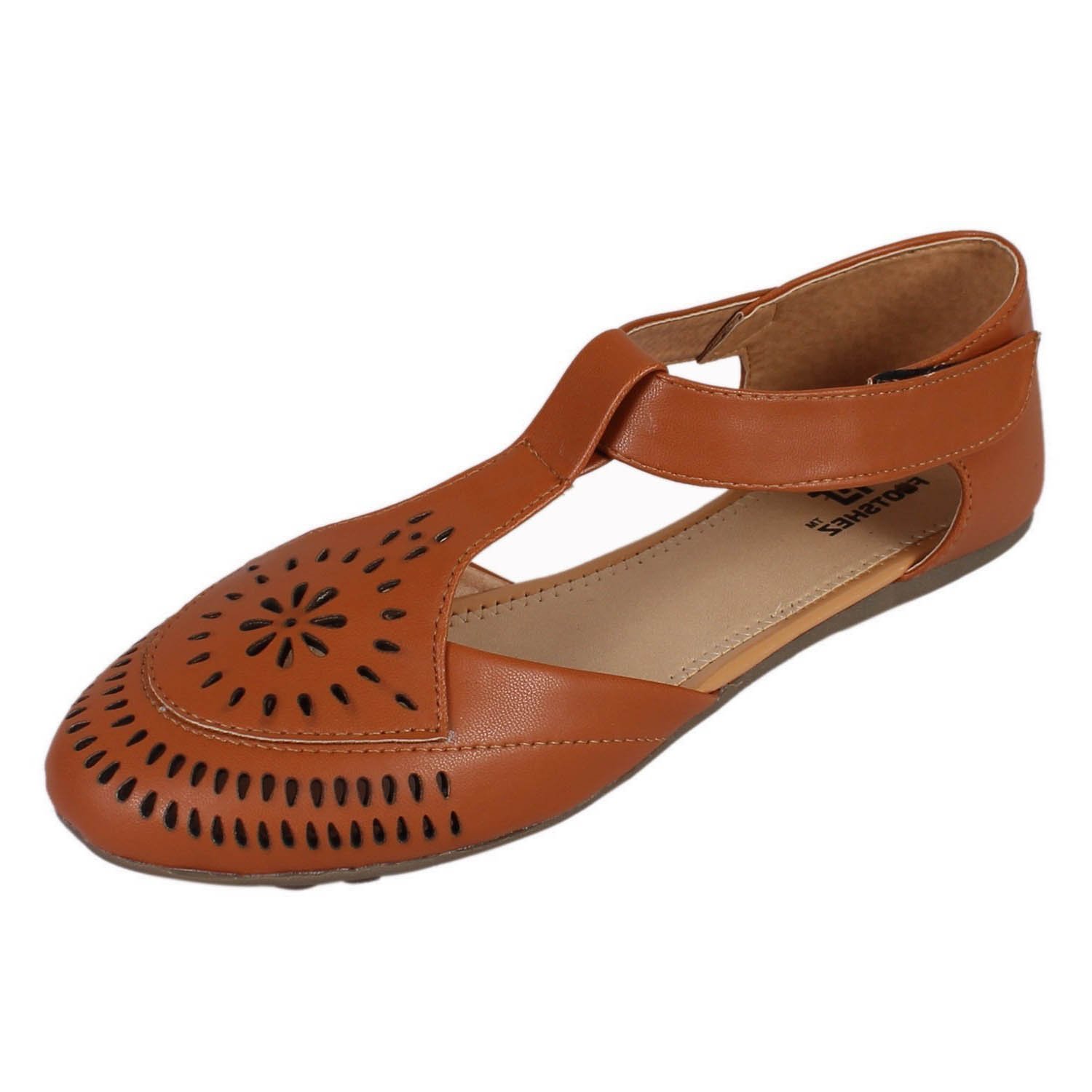 footshez women's casual tan bellies