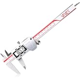 VINCA Absolute Origin IP54 Grade Digital Caliper, DCRA-0605 0-6 Inch/150mm, Inch/Metric Conversion, Stainless Steel, Full Metal Case, Large LCD Screen