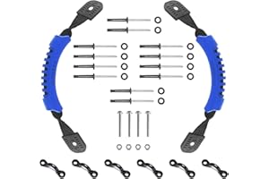HLOGREE Kayak Handles 2/4 Pack,Kayak Carry Handle with Rivets,Kayak Replacement Handles,Kayak Handles for Emotion/Pelican/Hobie/Lifetime/sit on top/Ocean/Wilderness Accessories,Kayak Parts