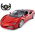RASTAR 1/14 Ferrari SF90 Stradale Radio Remote Control Car, Ferrari SF90 Model Car Toy Car for Boys Kids, 2.4G