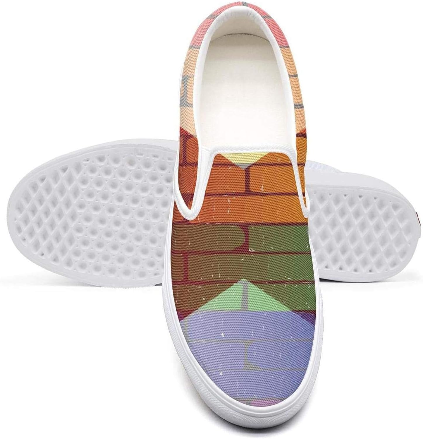 Man Canvas Sneaker Dogs Pug Pizza Low Help Comfortable Breathable Golf Shoes