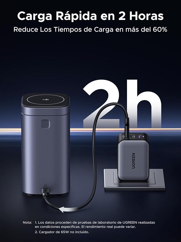 Nexode Pro Qi2 15W Power Bank 20000mAh Batería Externa USB C PD 100W — foto 6 de 8