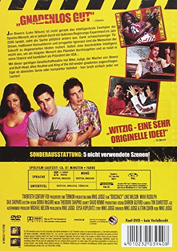 Idiocracy, 1 DVD, deutsche u. englische Version,1 DVD-Video: Intelligenz ist in der Zukunft ausgestorben. USA.USA 2