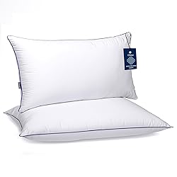 OFNEED King Size Set of 2 Bed Pillows for Sleeping