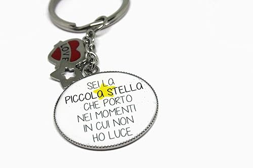Portachiavi Stella Idea Regalo Nuova Casa Portachiavi Acciaio Portachiavi Amici Amazon It Handmade