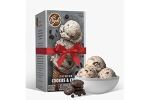 Triple Scoop - Premium Cookies & Cream Ice Cream Mix For Ice Cream Maker. Simple, Easy, Delicious. From Gourmet Mix To Maker in 5 Minutes, Makes 2 Creamy Qrts, Made in USA (1 Pack, Cookies & Cream)