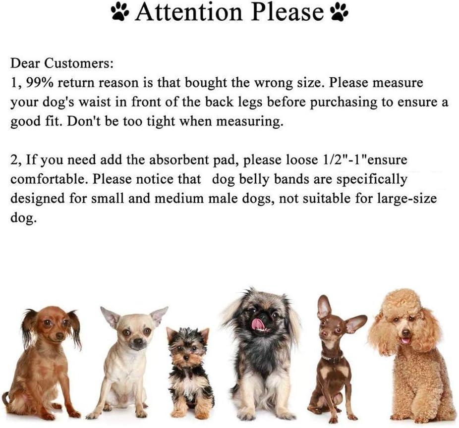 incontinence pads for male dogs