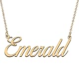 HUAN XUN Customized Custom Simple Any Name Necklace