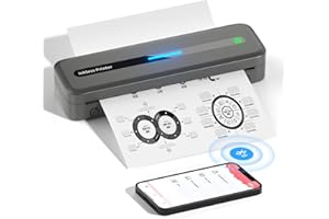 BETIFE Portable Printer Wireless for Travel,M832 Bluetooth Printer Support 8.5" X 11" US Letter, Inkless Thermal Compact Printer Compatible with Android and iOS Phone & Laptop