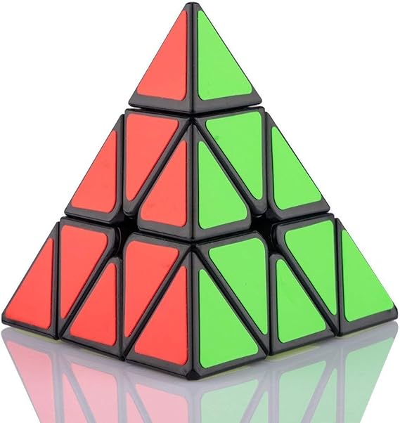 Amazon Favnic 三角型キューブ 魔方 3x3x3 競技用 立体パズル 立体パズル おもちゃ