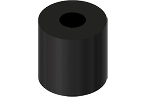 Robosource Black Nylon Spacer 1/2inches Thick, 1/2inches OD 0.194inches ID, 50 Pack for VEX Robotics