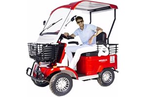 DIMHLCDZA 2 Passenger Electric Golf Cart Passenger Cruiser UTV&with Extra Large Capacity Storage Trunk&Portable Electric Golf Cart,50-Mile Range and a top Speed of 15MPH