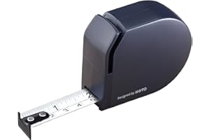 HOTO Self Lock Tape Measure, Retractable Measuring Tape, Precise Measurement, Great Stiffness, Shock Absorbent Base, 10 Ft (3m)