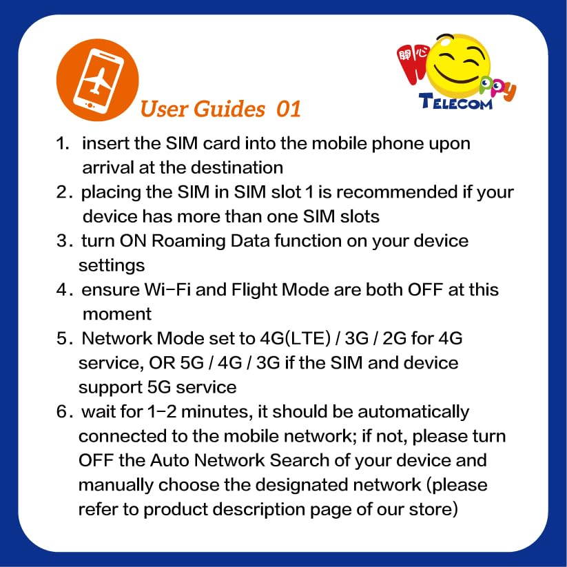 Happy 5G Japan 15 Days Unlimited Data Travel Sim Card | 8GB of 5G High-Speed Data | No Daily Limit | No Registration Required | Easy Activation