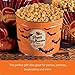 Popcornopolis Gourmet Popcorn 1.26 Gallon Tin with Caramel Corn, Halloween