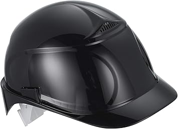 hard hat with ear defenders and visor