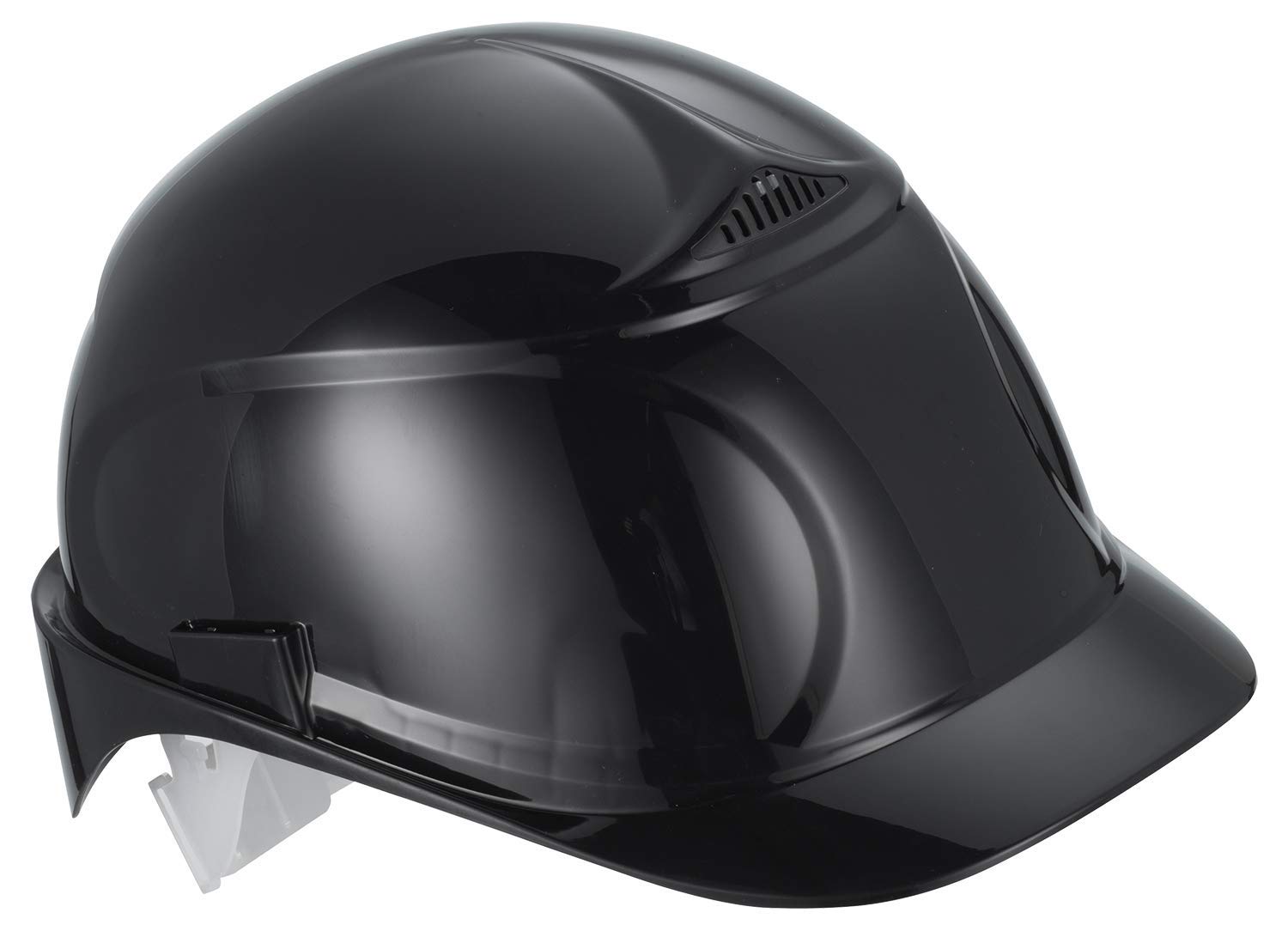 Uvex Airwing B Helmet - Construction Worker Safety Hard Hat with Slots for Ear Defenders and Visors, Black