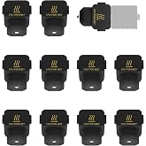 10Pcs Silicone Sock for Bambu Lab A1/A1 Mini, Hotend Heater Block Silicone Cover Nozzle 3D Printer Print Head Boot High Temperature Enclosure Black Accessories Parts Protecting Extruder Sleeve