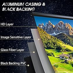 Aoxun 100" Motorized Projector Screen - Indoor and