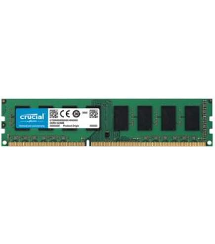 Crucial 4GB Single DDR3 1600 MT/s PC3-12800 CL11 Unbuffered UDIMM