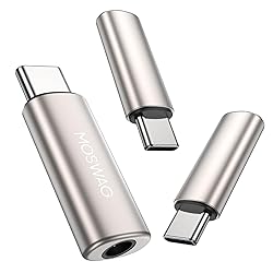 MOSWAG USB C to 3.5mm Headphone Adapter Type C