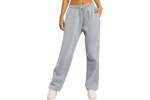 GVEYTPHQ Womens Sweatpants Baggy Casual Drawstring Sweat Pants 2025 Spring Straight Leg Baggy Athletic Pants with Pockets