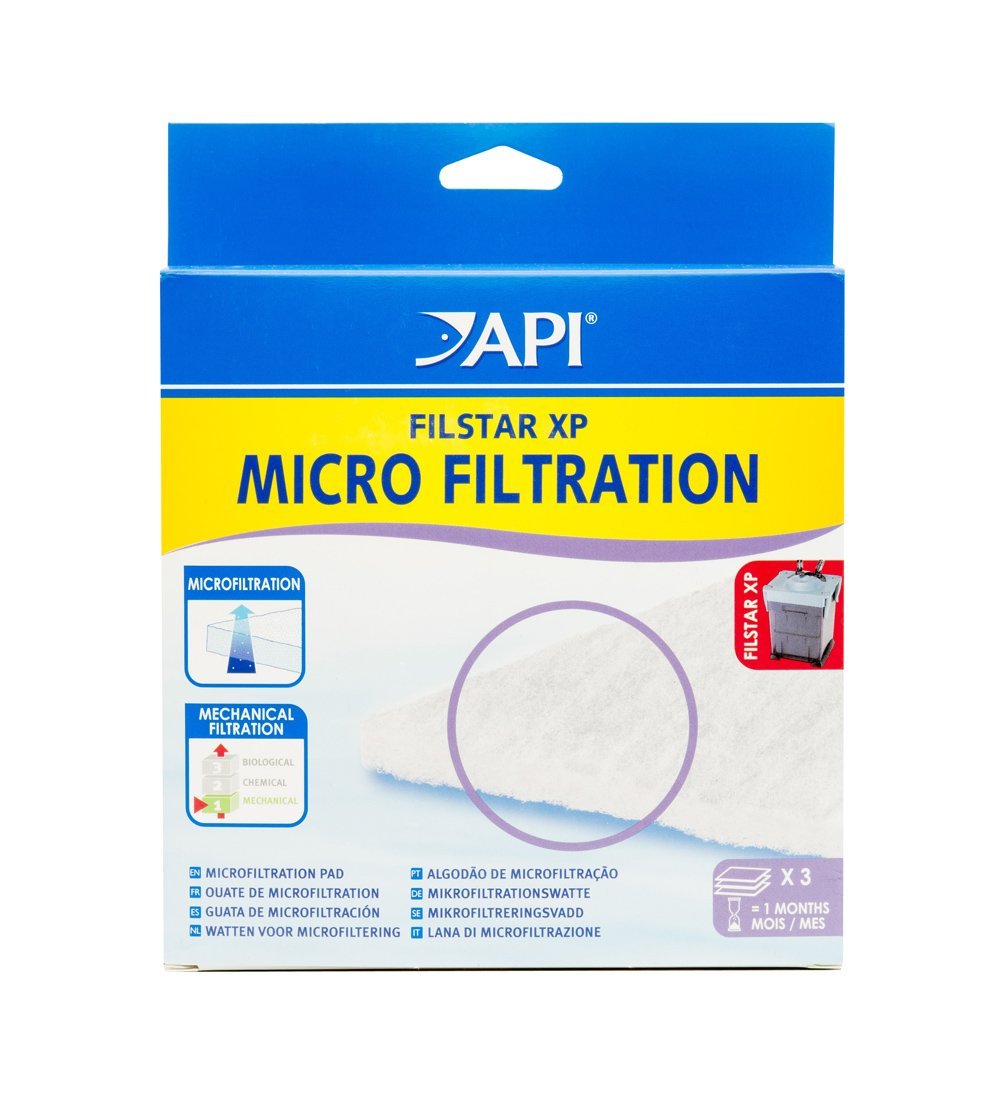 API Rena Filstar XP Micro Filtration Aquarium Canister Filtration Pads, Pack of 3