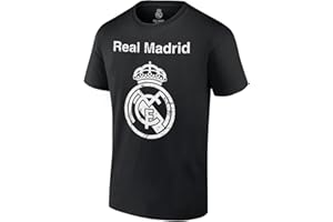 ICON SPORTS GROUP Icon Sports Men Compatible with Real Madrid Officially Licensed Soccer T-Shirt Cotton Tee -01