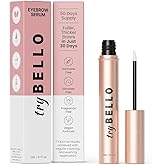 Trybello Eyebrow Growth Serum | Natural Thickening & Strengthening Formula for Fuller Eyebrows | Biotin, Peptides, and Botanical Extracts | No Parabens, Silicones, PEGs | Vegan, Gentle, Non-Irritating