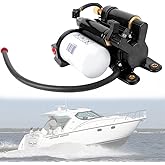 Electric Fuel Pump Assembly FIT for Volvo Penta 4.3 5.0 5.7 GXi Gi OSi Marine Engines, Replace 21608511 3861355 3860210, High & Low Pressure EFI Fuel Pump