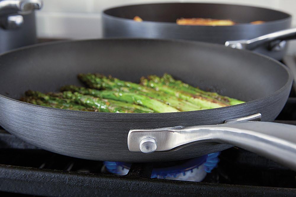 Calphalon 2 Piece Classic Nonstick Frying Pan Set, Grey: Kitchen & Dining
