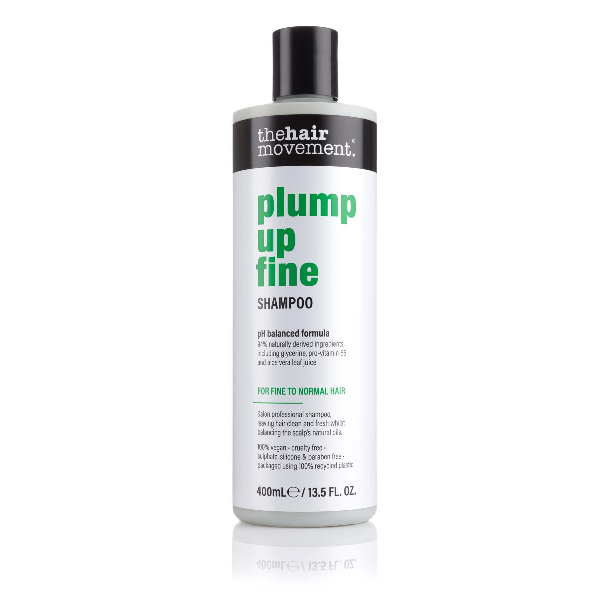 The Hair Movement Plump Up Fine Shampoo | Sulphate Free | Paraben Free | Volume Hair | Salon Professional Treatment to Increase Volume | Strength and Shine to Combat Oily Hair
