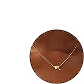 Eioi & Lmnm Valentines Day gifts for Kids teen girls her, gift for teenage girls 8-12 deals heart A-Z Pendant Necklace Dainty Letter Necklaces teen girl gifts trendy stuff