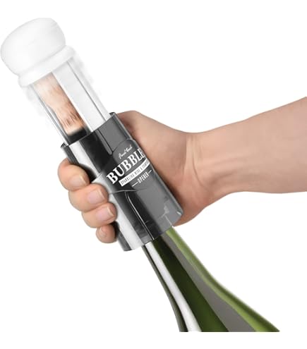 Innovine Champagne Opener, Dual Lever Grip Sparkling Wine
