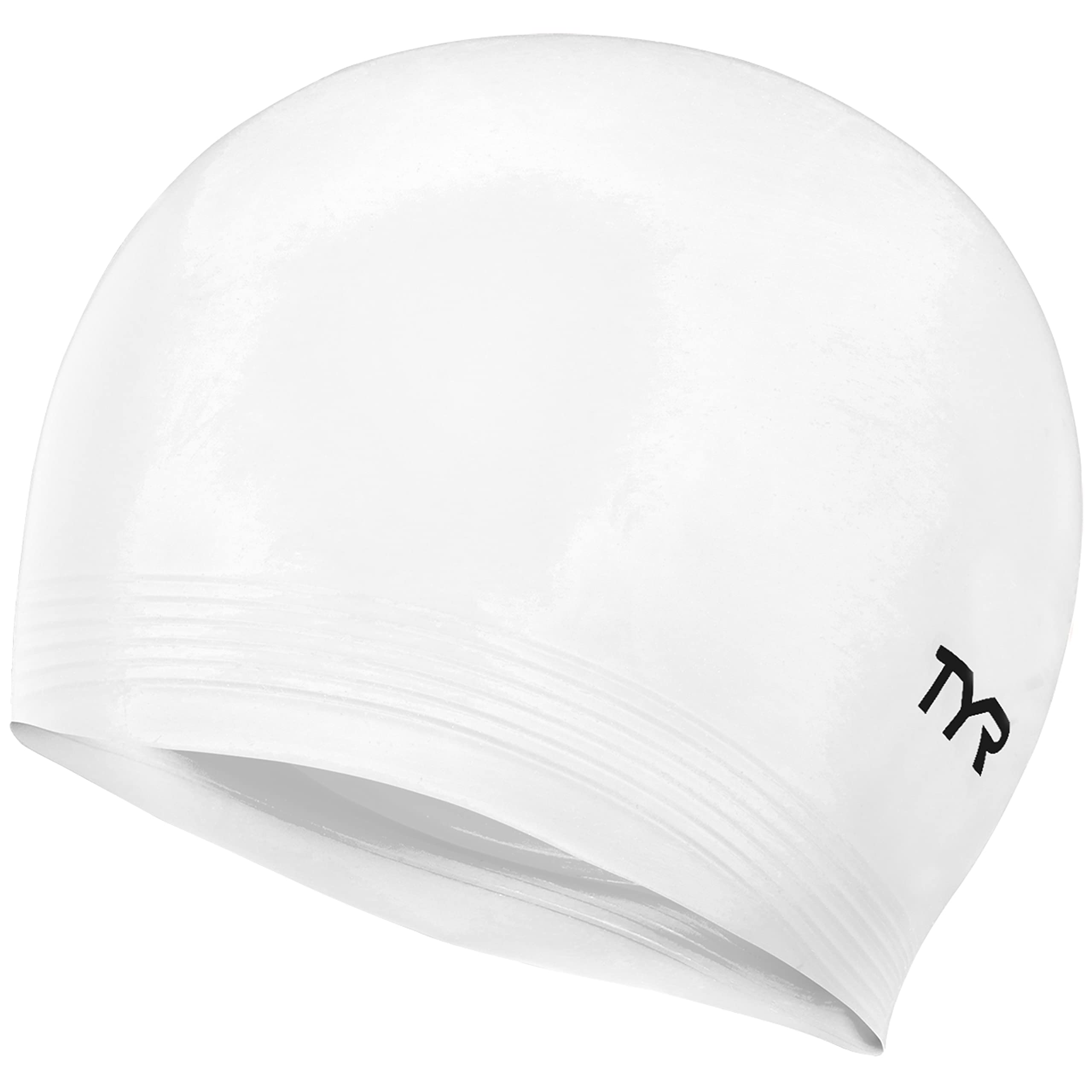 Photo 1 of TYR Latex Adult Swim Cap for Women and Men - Training and Recreational Swimming Hat with a Durable Latex Construction - Hydrodynamic Fit